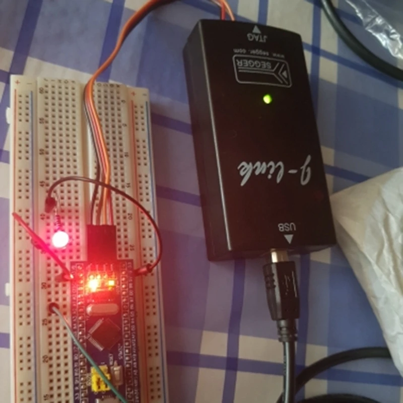 Высокоскоростной эмулятор J-Link JLink V8 USB Эмулятор JTAG отладчик |