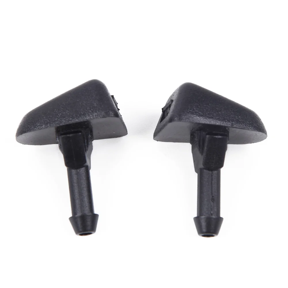 

Black Washer Nozzles Wiper Jet For Volvo S80 C70 XC90 Replacement Water Spray