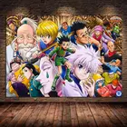 Картина на холсте Hunter x Hunter, японские аниме плакаты и принты, Настенная картина для детской комнаты, гостиной, Декор, Куадрос без рамки