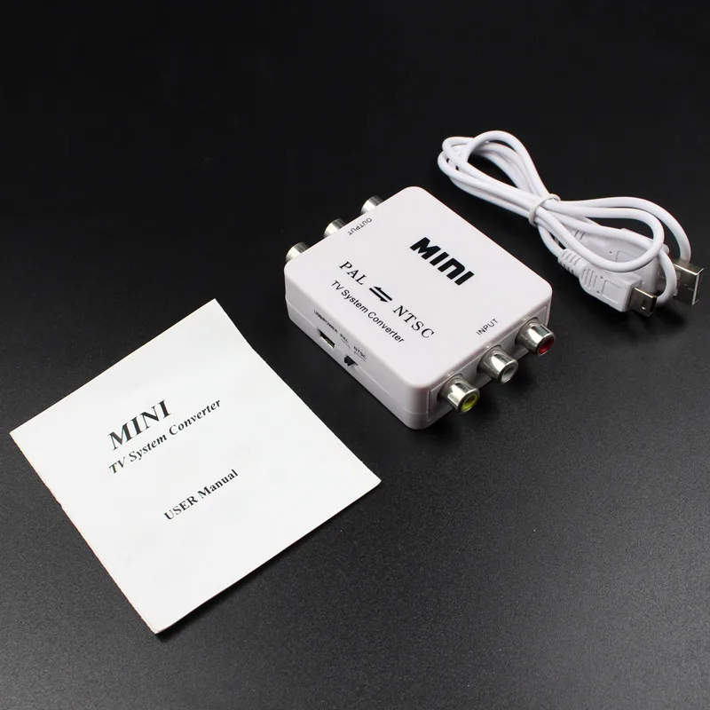 

PAL NTSC SECAM To NTSC PAL TV Video System Converter Switcher Adapter Male-Female Unshielded Application IN Multimedia