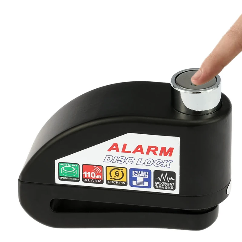 Универсальная Водонепроницаемая Блокировка диска тормозного для мотоцикла