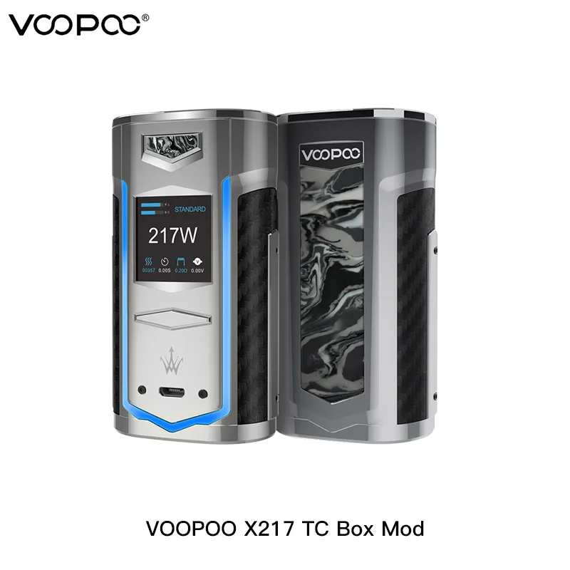 VOOPOO X217 TC бокс мод 21700 Vape 217W GENE.FIT чип TFT экран питается от 20700/18650 батареи испаритель