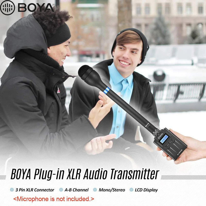 BOYA BY HM100 ручной микрофон корпус из алюминиевого сплава всенаправленный
