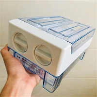 refrigerator storage drawer 30 grid small ice cube mould box popsicle molds maker tray juice making diy bar kitchen accessories