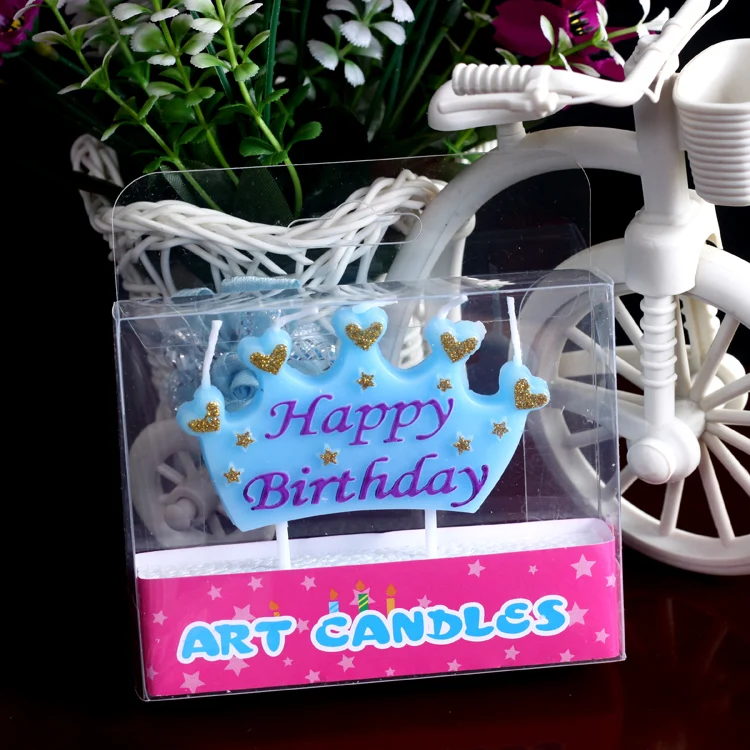 Креативные ароматизированные свечи для дня рождения свадьбы корона