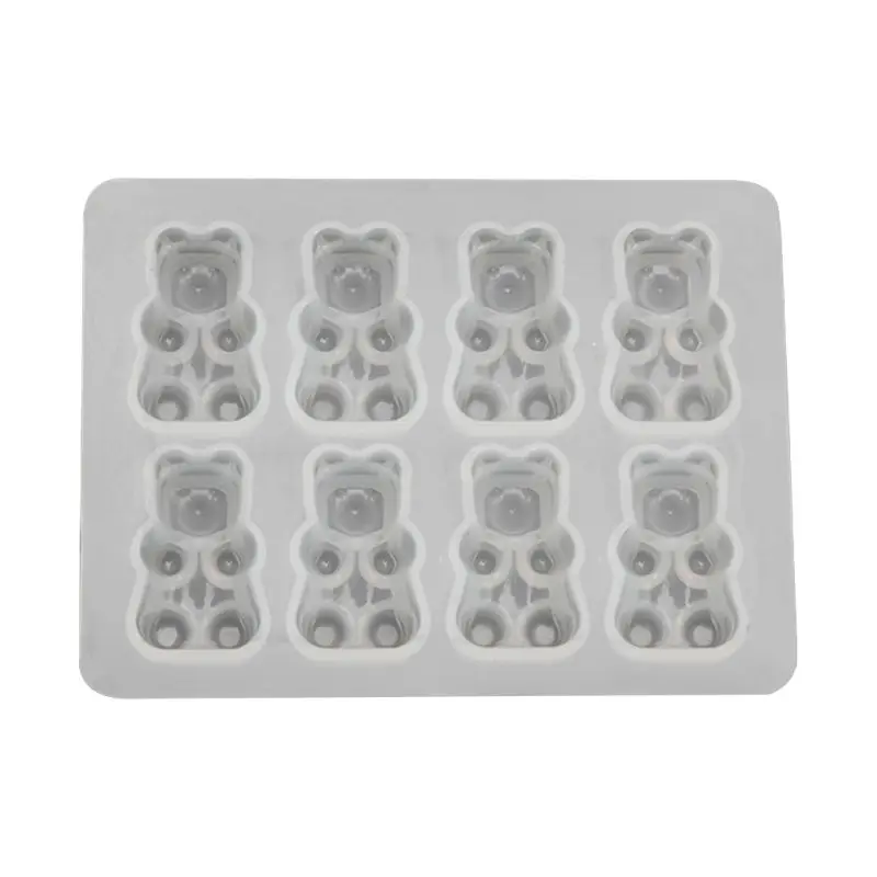 

Cute Bear Sugar Silicone Mould Crystal Resin Epoxy Mold Jewelry Pendant Crafts A0NF