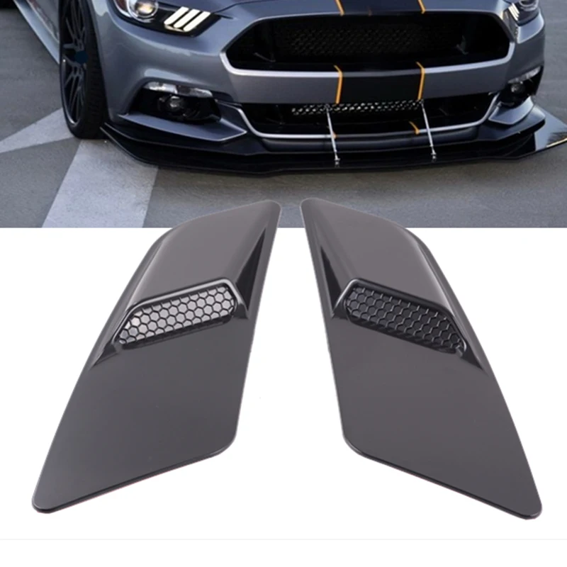 Для Ford Mustang 2015 2017 передний капот воздухозаборник отделка Совок вентиляционные