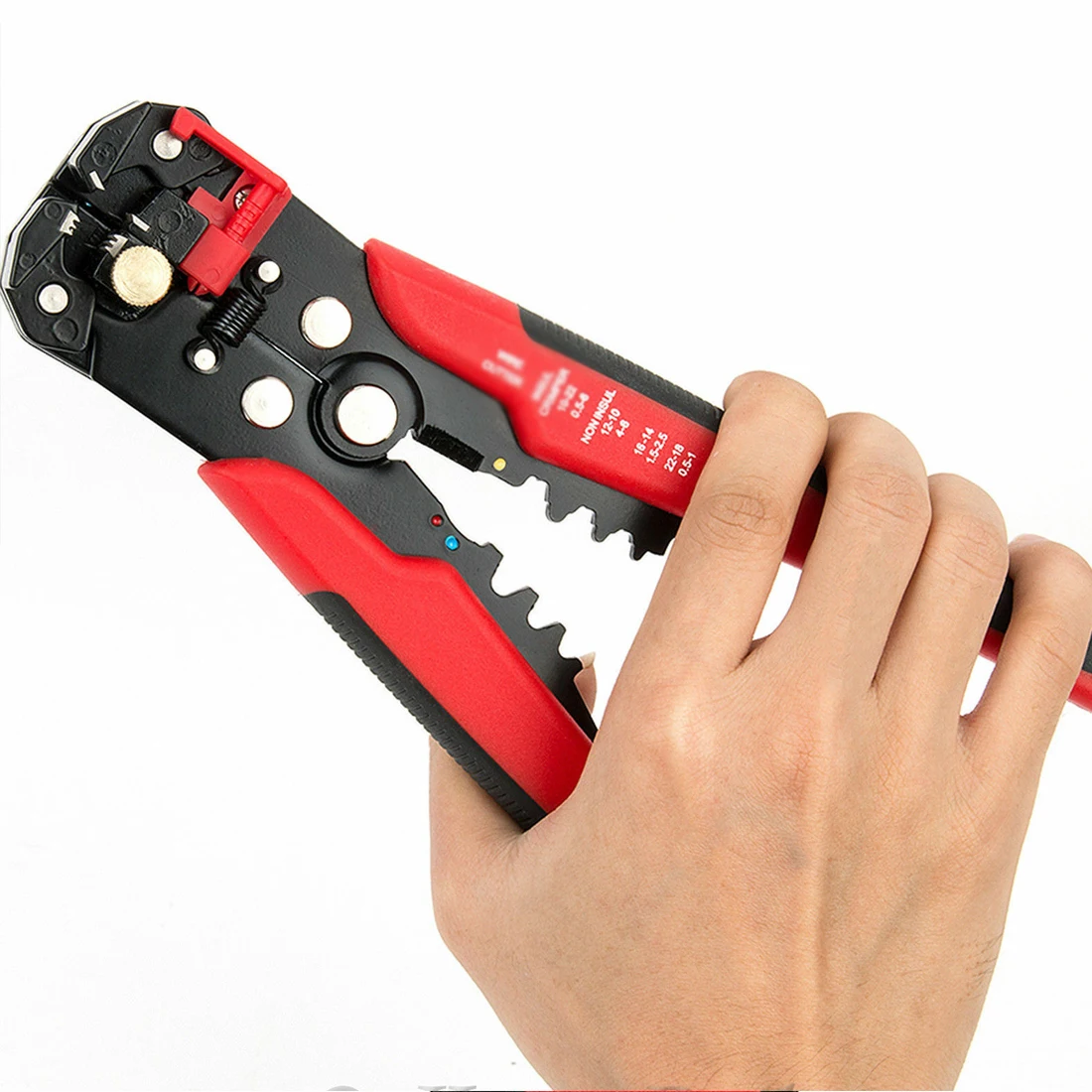 

Wire Cutter Stripper Automatic Stripping Multifunctional Pliers Cable Cutting Crimping Terminal 0.2-6.0mm2 Crimper Cable Cutter