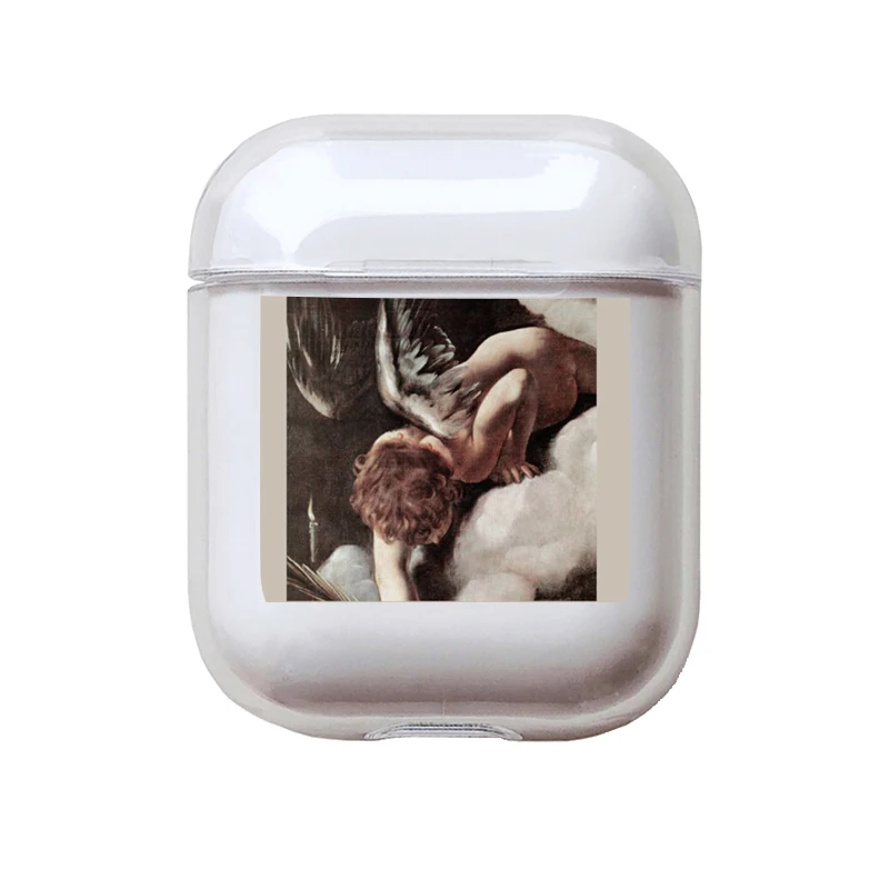 I201089 Мягкий милый Чехол Air Pods для Apple airpods, роскошные изображения, мультяшный ангел, Детские Airpods, чехол в Bluetooth, аксессуары для наушников - Цвет: I201089