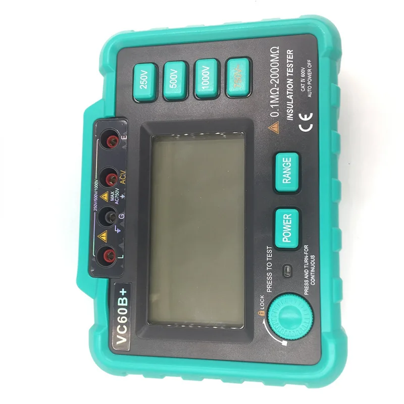 HOT VC60B + цифровой тестер сопротивления изоляции Megohm Megohmmeter Измеритель заземления