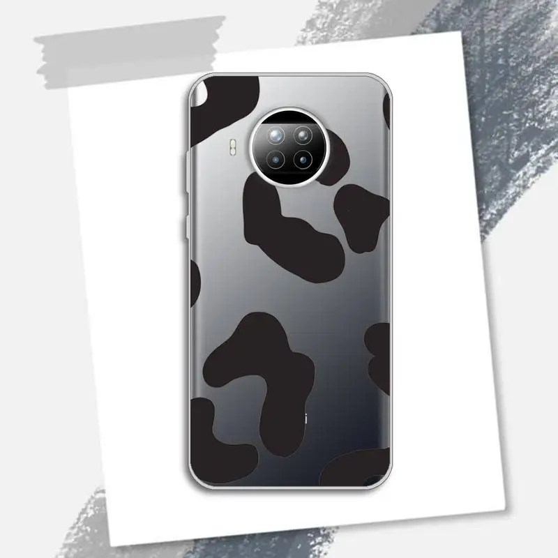 

Leopard Print sexy pattern Phone Case Transparent for Xiaomi Redmi note 10 t 8 9 pro lite 11