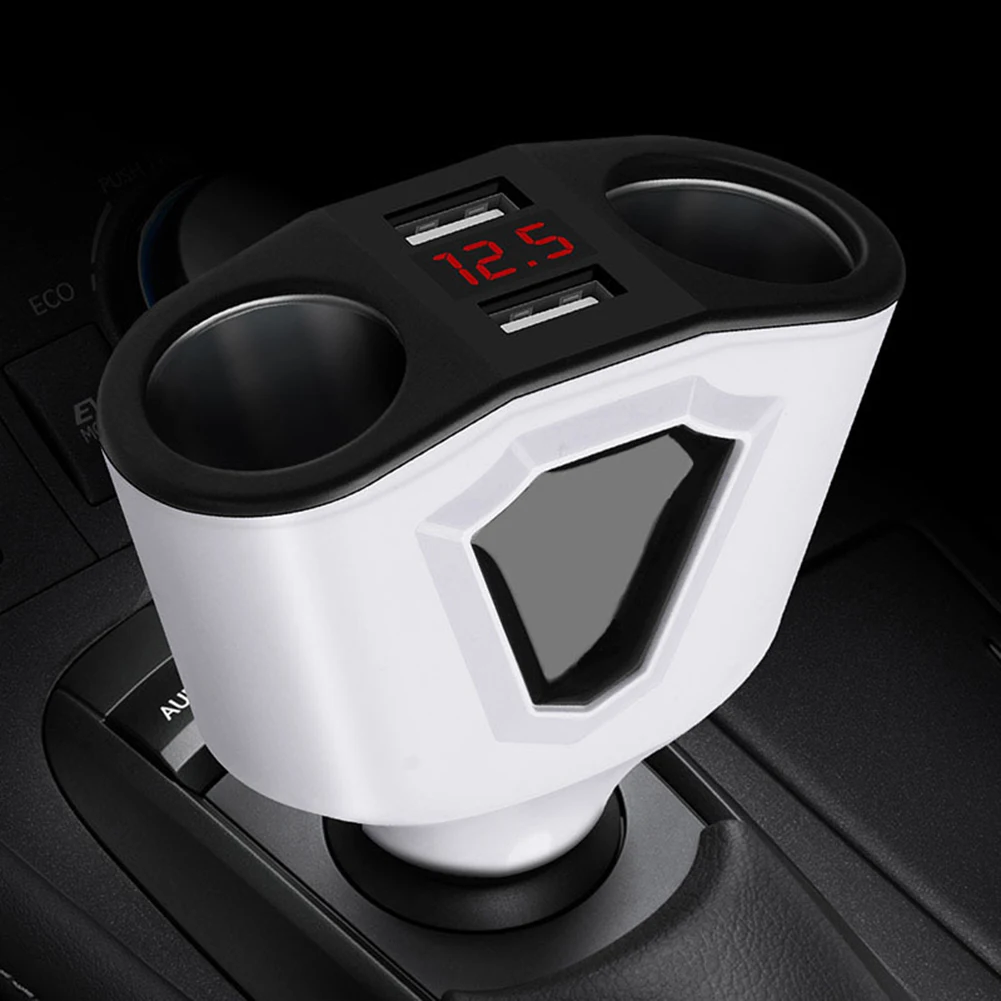 Автомобильное зарядное устройство с двумя USB портами 120 Вт|Зажигалка| |