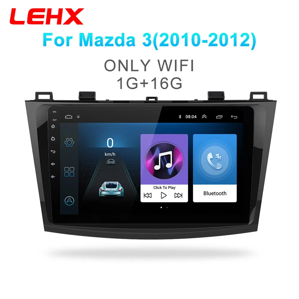 Автомобильный DVD gps android 8,1 автомобильный Радио стерео 2G 32G карта четырехъядерный 2 din Автомобильный мультимедийный плеер для Mazda 3 2004-2013 maxx axel - Цвет: M4-901-1