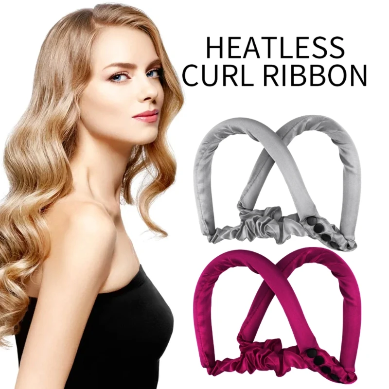 

Heatless Curls You Can Sleep in Overnight with a Self Grip Roller No Heat Curls Headband Curler Soft Rollers for Long Short Hair