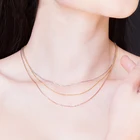 Ожерелье женское из розового золота 18 К, Au750