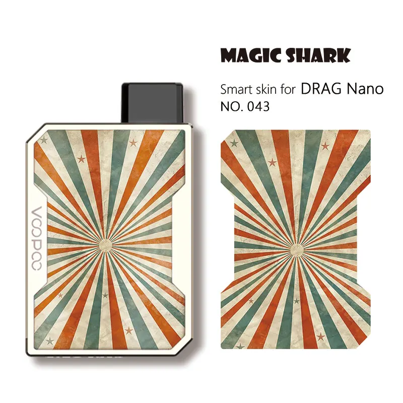 Чехол-наклейка Magic Shark для Voopoo Drag Nano 041-050 | Мобильные телефоны и аксессуары