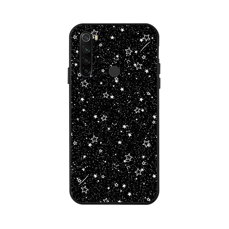 x044 Чехол для Redmi Note 8 T, 3D, сделай сам, Окрашенный черный, силиконовый, мягкий, ТПУ, матовый чехол для телефона, для Xiaomi Redmi Note 8 Pro 8 T, задняя крышка, чехол - Цвет: x044