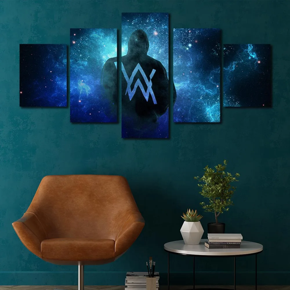 

Современный холщовый плакат певица диджея, настенный художественный принт, живопись, настенные картины, декор для спальни, без рамки