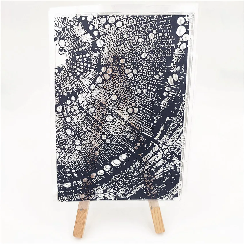 Microworld Прозрачный Очистить резиновый штамп на заказ для скрапбукинга фотоальбома