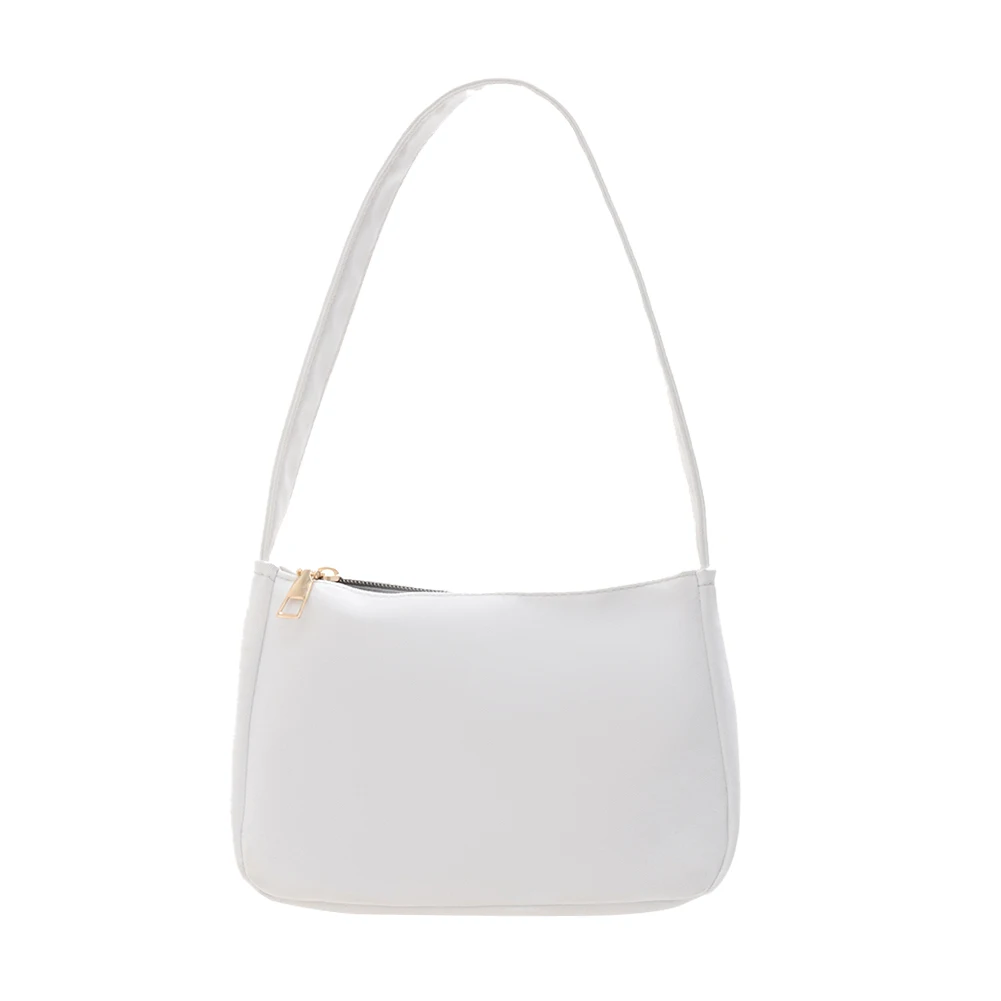 

Casual Nylon Armpit Underarm Bag for Women 2021 New Solid Color Retro Top-handle Clutch Fashion Shoulder Bag Tote Purses Handbag