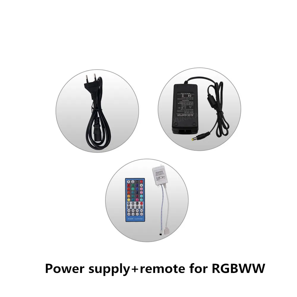 DC 12V 6A источник питания + 44key пульт дистанционного управления для RGBWW|Контролеры RGB|
