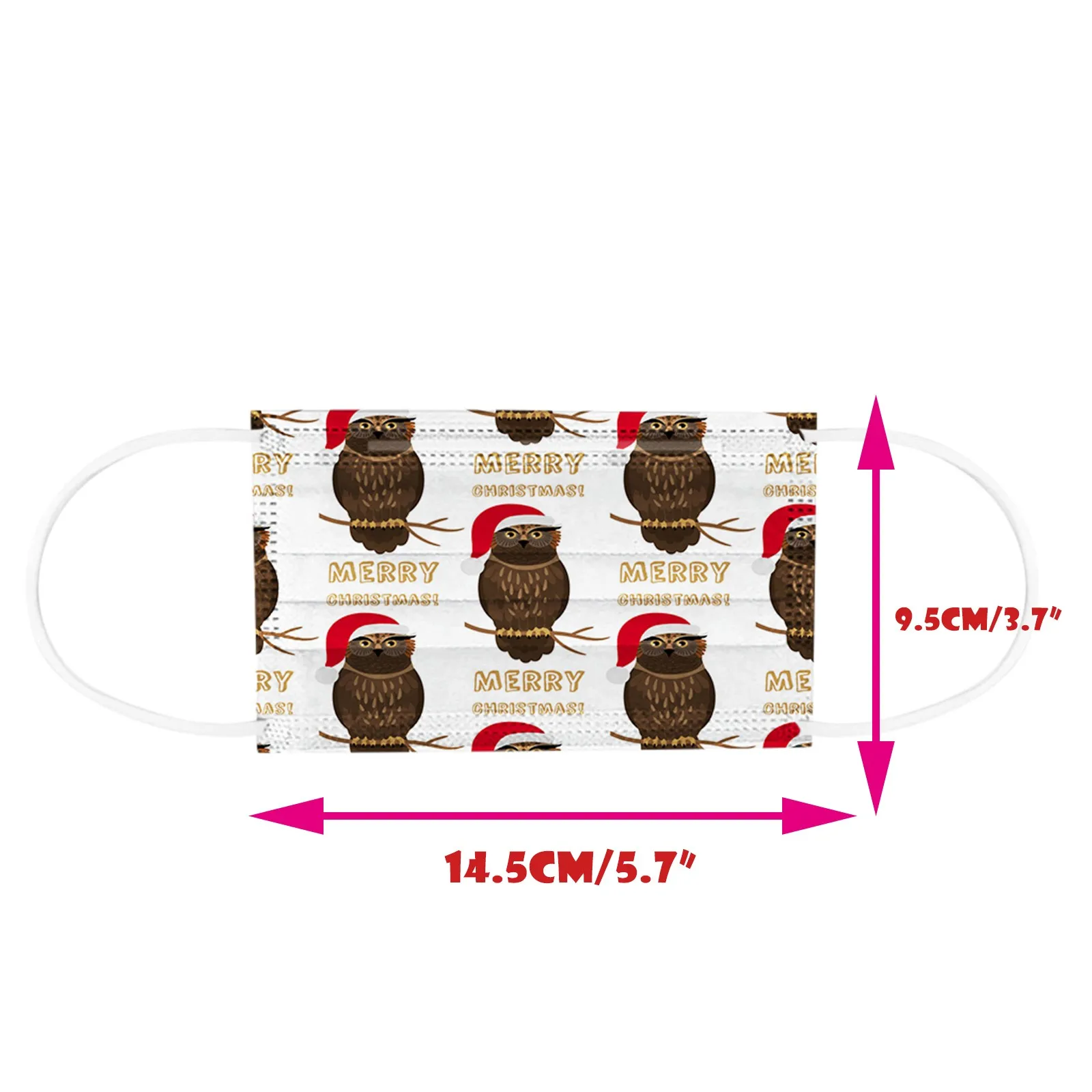 

100PC Anime cartoon print Child maskKids Children Christmas Mask Disposable Face Mask 3Ply Ear Loop Mask Maschera mascarar