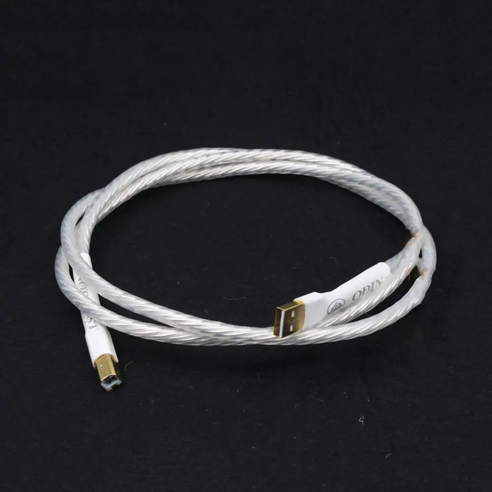Thouliess один шт. Hifi Odin Интерконнект USB A to B аудиокабель с позолоченным цифровым типом.