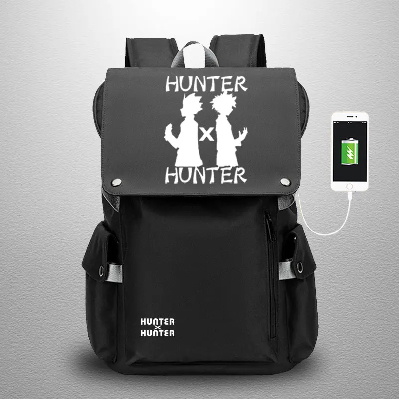 Аниме HUNTER×HUNTER GON FREECSS рюкзак Killua Zoldyck сумки Косплей Оксфорд Студент Школьный для