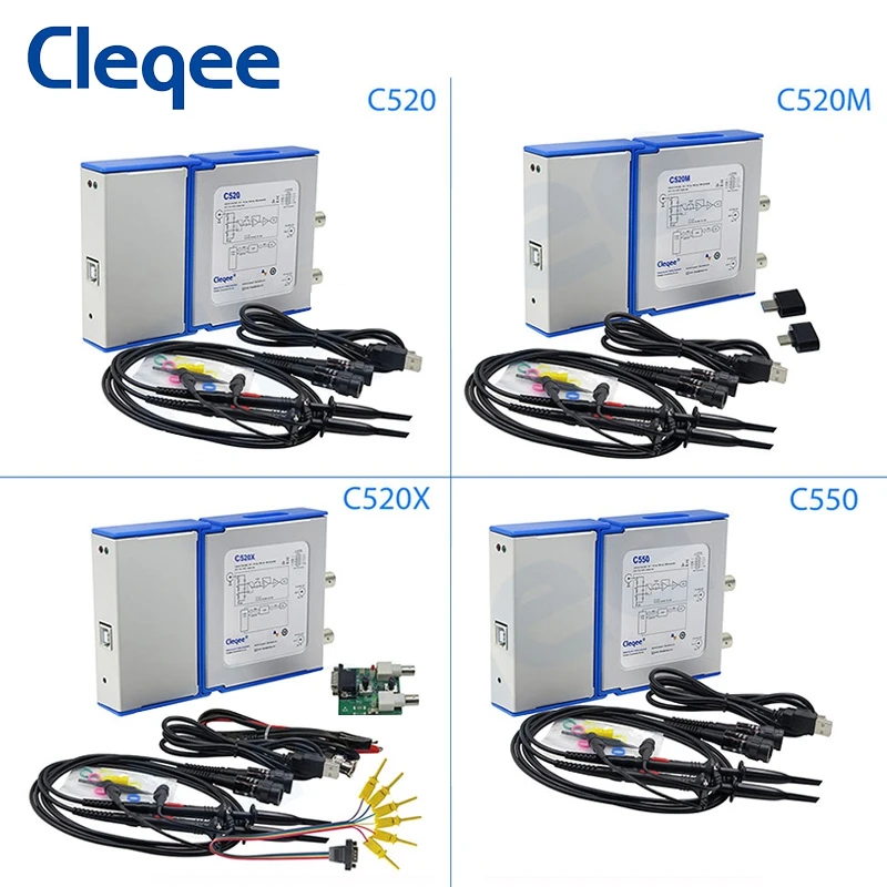 Цифровой генератор сигналов Cleqee C520 портативный осциллограф МГц 50 Android