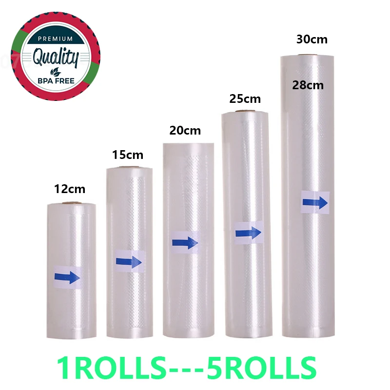1 рулон/лот пакеты для хранения вакуумного упаковщика вакуумная упаковка рулонов