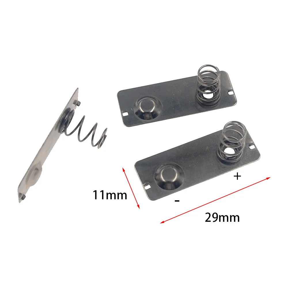 10 шт 29x11 мм-+ AA батарея положительная отрицательная конверсионная пружина Контактная Пластина для 5-й пружины батареи