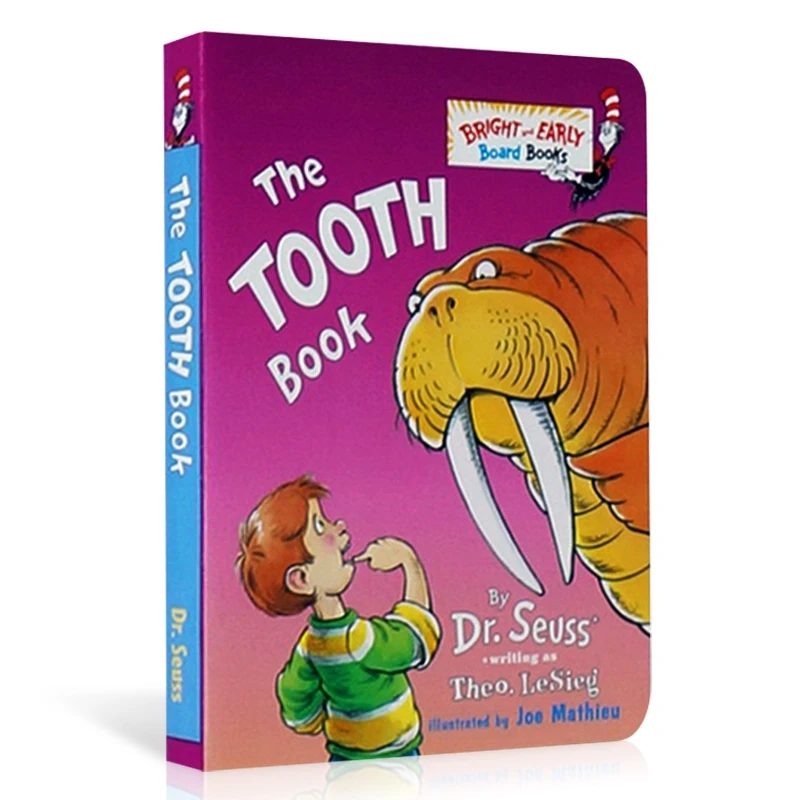 Dr Seuss серия The Tooth Book Детские картонные книги на английском языке для детей