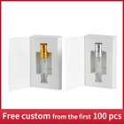 Оптовая продажа 3 мл 5 мл 10 мл адаптируемые под требования заказчика Бумага Коробки и Стекло флакон духов с распылителем и пустая парфюмерная упаковка