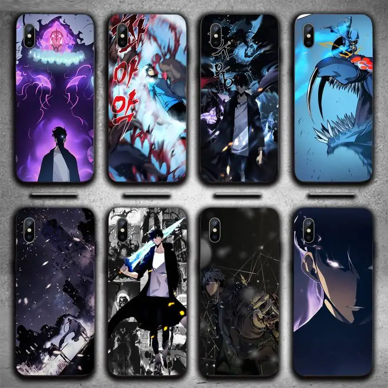 

Japan anime solo leveling Phone Case For iphone 12 11 13 7 8 6 s plus x xs xr pro max mini