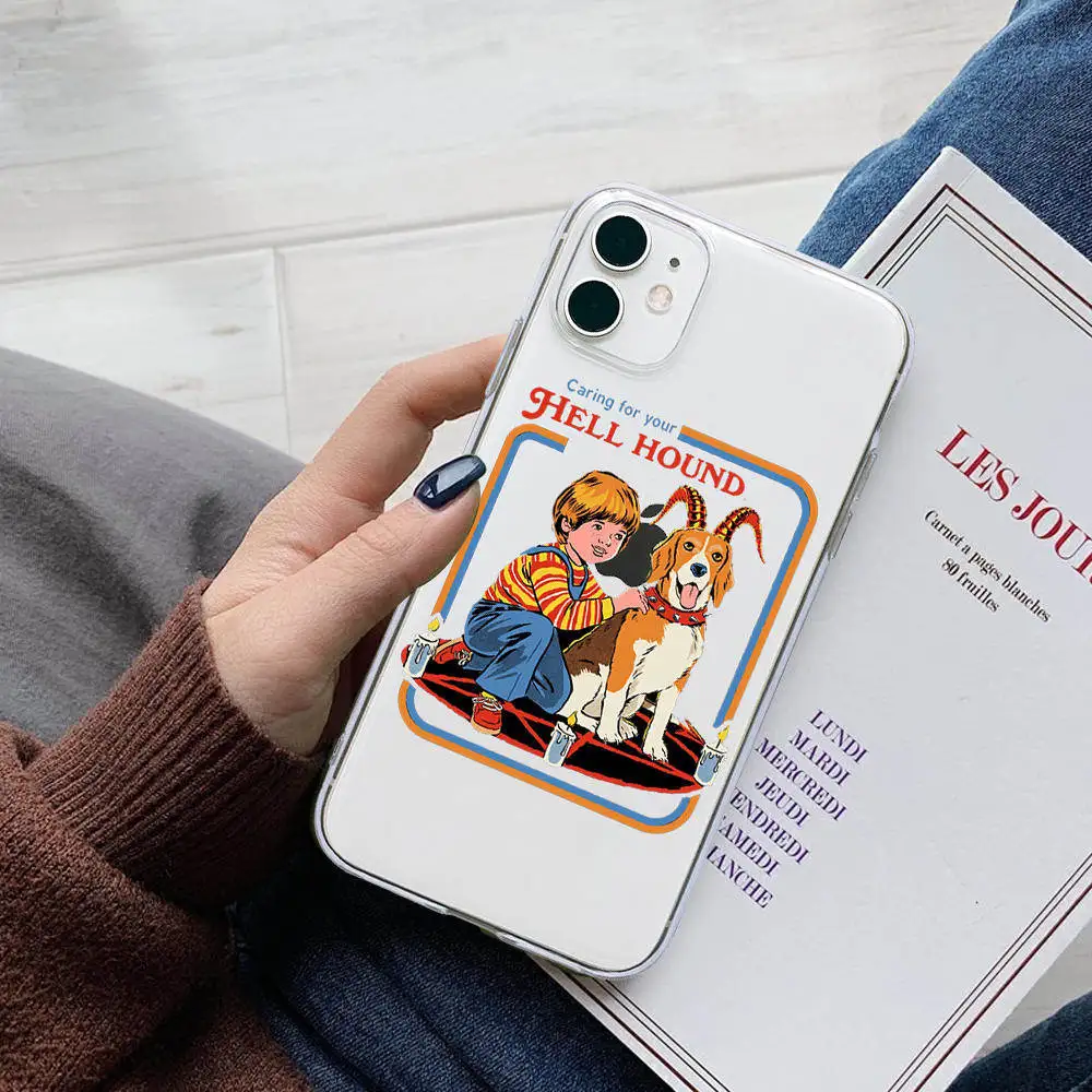 

Phone Case For iPhone 11 Pro Max 5S For iPhoneSE 2020 6 6S 8 X XS XR For iPhone 7 plus Etui Halloween Satan Summon Demons Funda