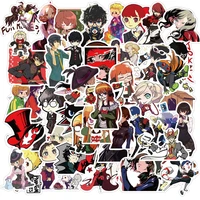 50pcs rpg game persona 5 stickers pack for children cartoon anime sticker to diy skateboard phone ps4 bike laptop motorcycle car