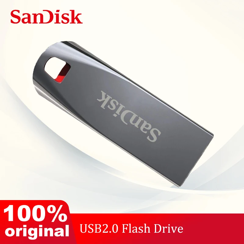 Sandisk оригинальный USB 2 0 мини Usb флеш-накопитель флэш-диск 32gb/64GB Бесплатная шнурки Z71
