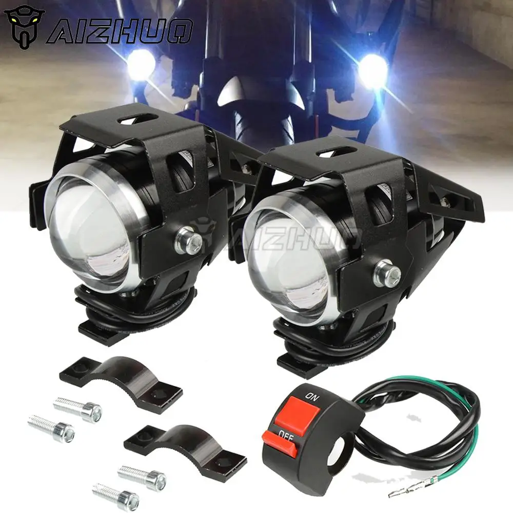 Motorcycle LED U5 For HONDA XLV 600 650 700 12V Headlights Headlamp Spotlights Fog Head Light NX 650 FMX 650 XRV650 TRX 300EX