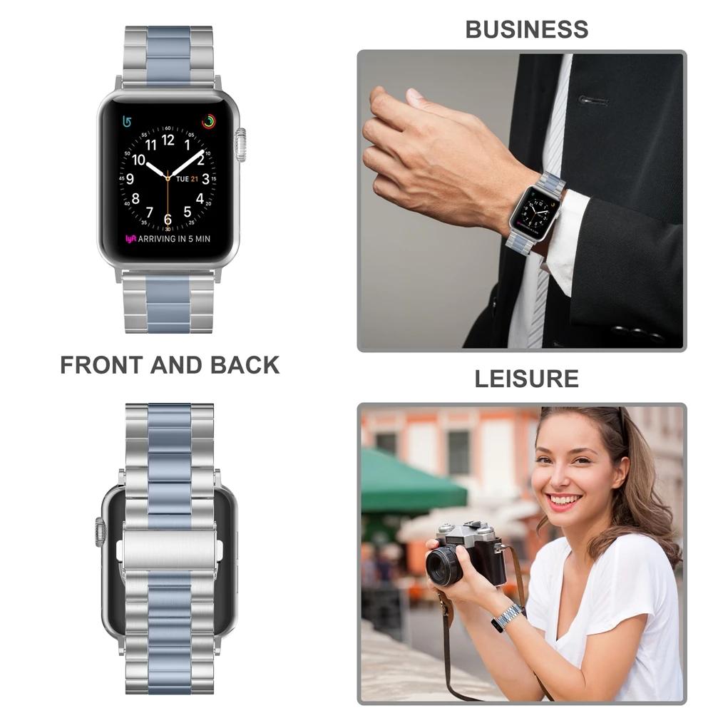Женские и мужские ремешок для наручных часов Apple Watch версии 44 мм 40 38 42 ссылка