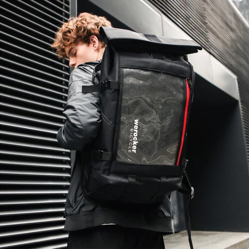 Для путешествий на открытом воздухе гаджеты Mochila складной Rolltop Рюкзак Водонепроницаемый велосипедный рюкзак для путешествий ранец сумка для ноутбука школьные сумки