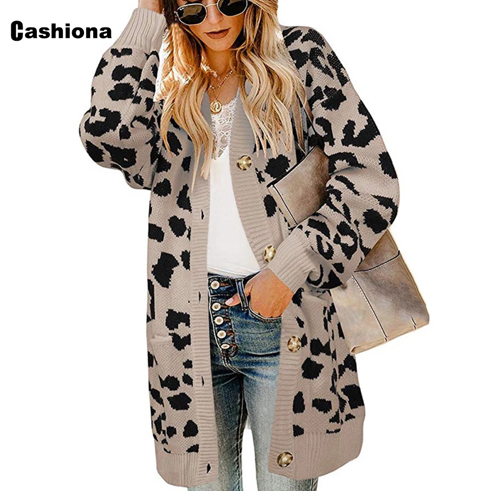 

Cashiona 2020 Long Cardigan Women Sweaters Autumn Winter Tunic Outerwear Solid New Fashion Streetwear Women Long Sleeve Coats