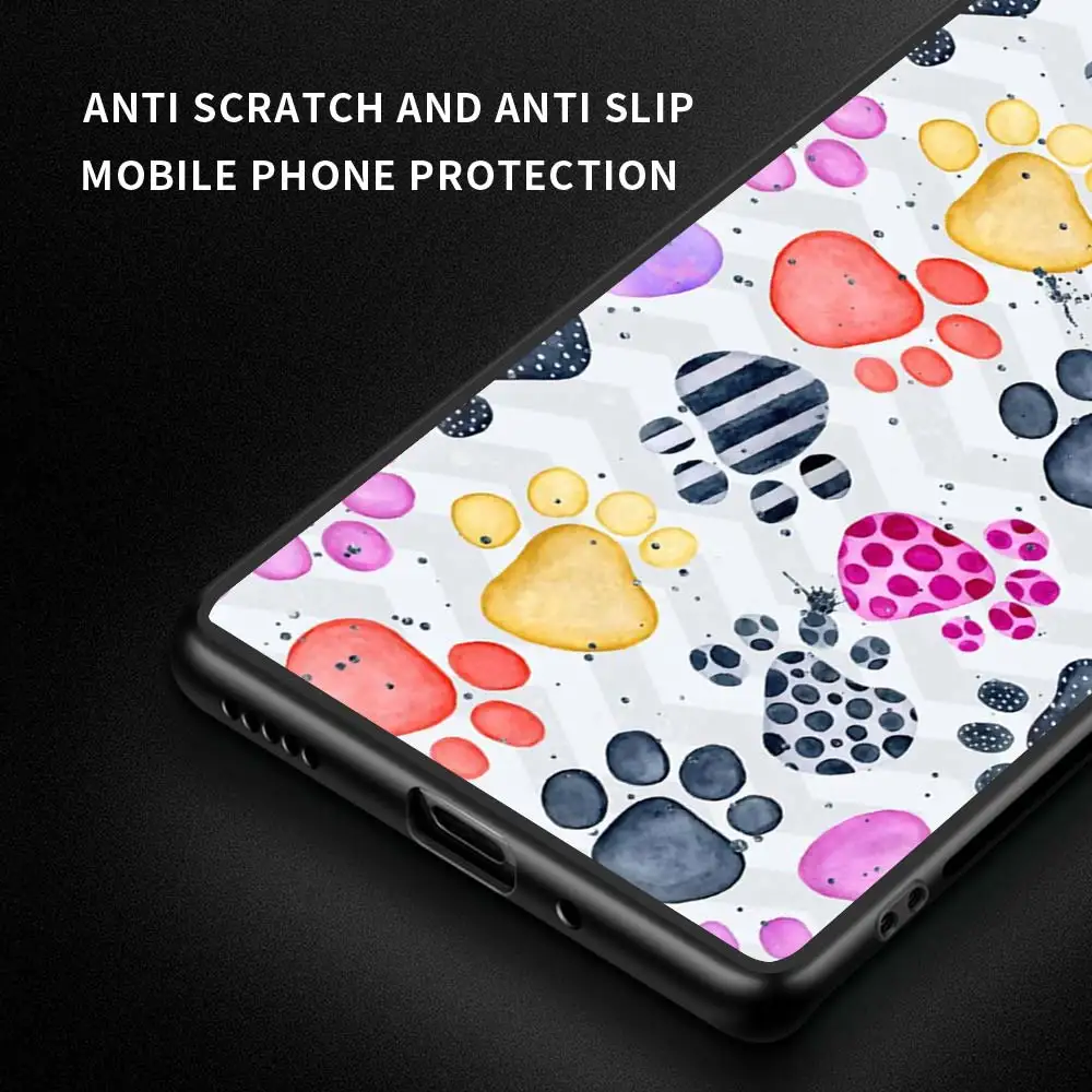 

For Samsung M31 Case 6.4" Soft Silicon Cover for Galaxy M30 M51 M31s M11 A51 A71 Phone Back Shell Cute Cat Dog Claw Paw Love