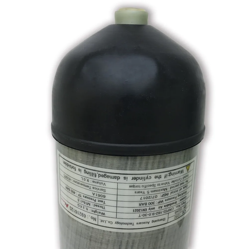 AC10911 Pcp воздушная винтовка ВВС Кондор акваланг Танк 9L цилиндр высокого давления мини бутылка погружения 4500 psi m18* 1,5 для стрельбы цель