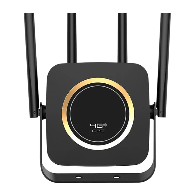 Маршрутизатор 4G LTE 300 Мбит/с встроенный аккумулятор 3000 мАч слот для SIM