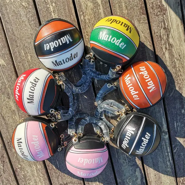 Роскошные Дизайнерские дамские сумочки 2020 сумка для баскетбола на цепочке с