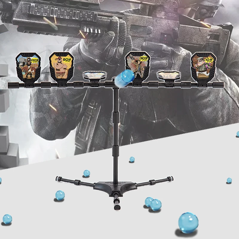 

2021 Reset Shooting Target With Stickers Bracket For Outdoor Hunting Foam Dart Blasters Practice Accessories Toy Gun Airsoft