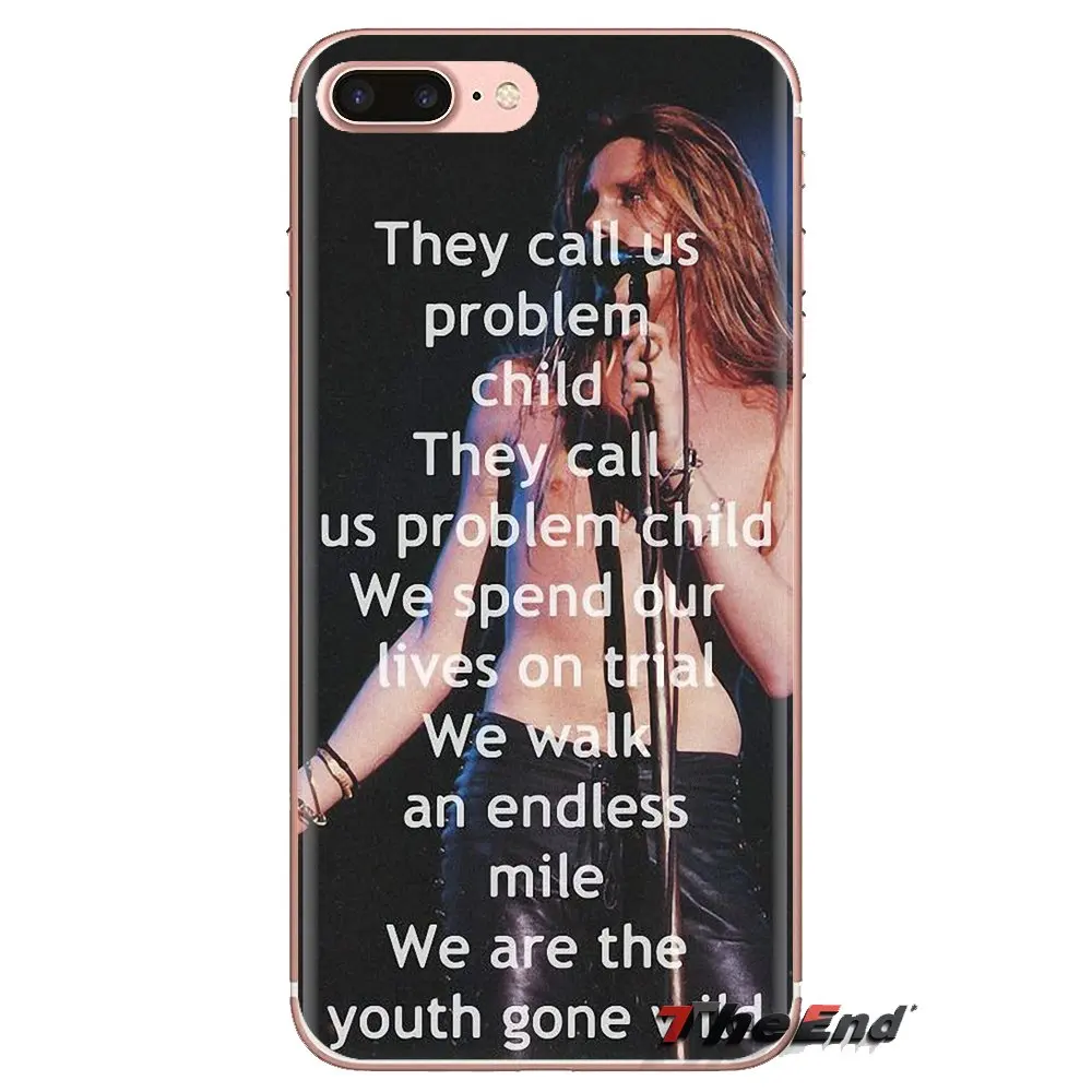skid row US heavy metal band For iPhone XS Max XR X 4 4S 5 5S 5C SE 6 6S 7 8 Plus Samsung Galaxy J1 J3 J5 J7 A3 A5 Silicone Case |