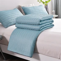 weighted blanket knitted cotton bed cover summer cooling deep sleep quilt for bed sofa jacquard blankets solid color home decor