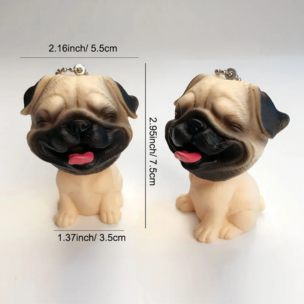 Брелок для ключей с изображением милой собаки пары мужчин женщин детей щенков