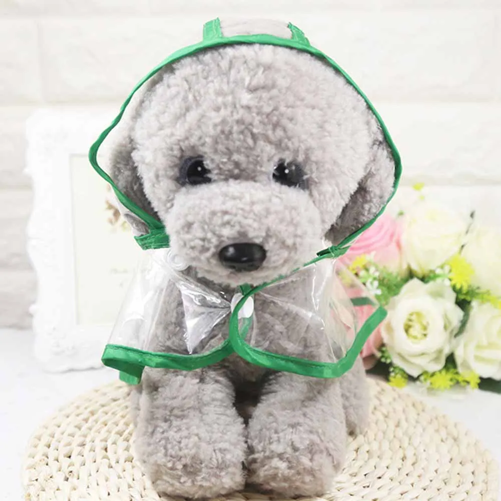 

Waterproof Transparent Raincoats XS-XL Dog Raincoat Spring Summer Rain Coats Dog Light Clothes Pet Accessories Puppy Rain